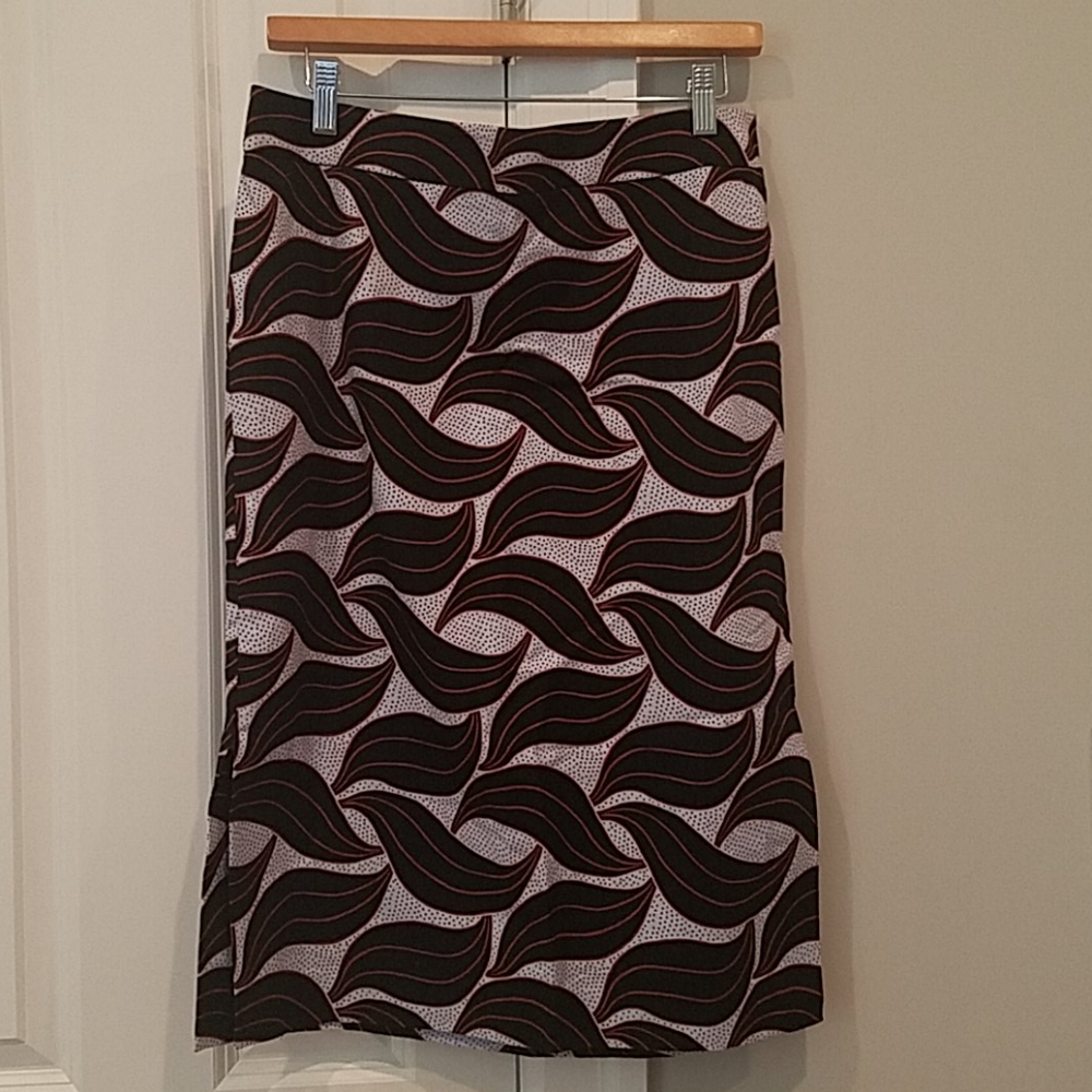 Ann Taylor pencil skirt tribal print